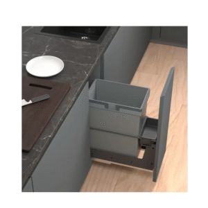 BASURERO EXTRAIBLE CIERRE SUAVE 27,5 LT